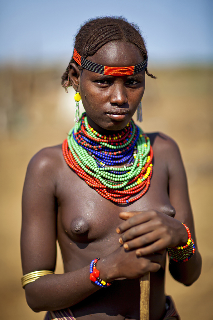 Africa girl boob